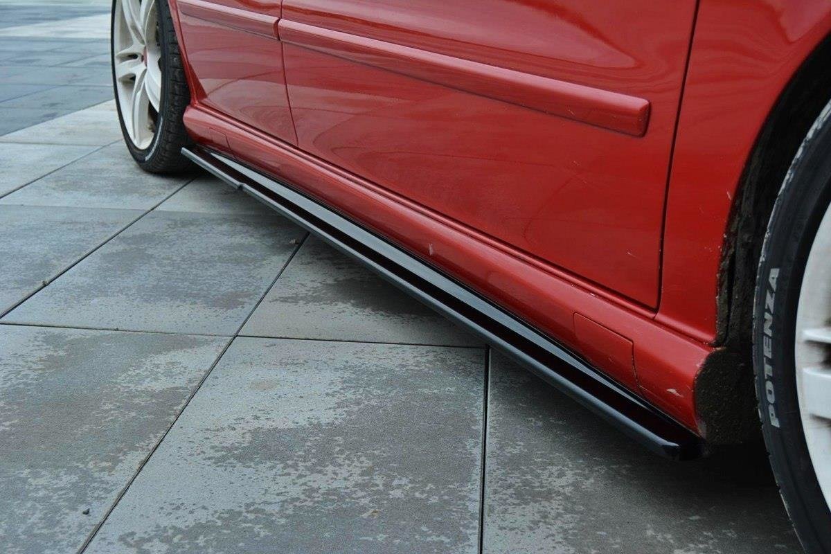 Seitenschweller Ansatz für Seat Leon Mk1 Cupra schwarz Hochglanz