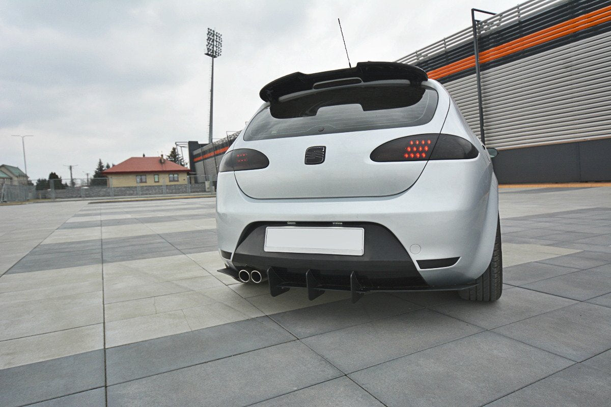 Diffusor Heck Ansatz für Heckschürze V.2 für Seat Leon Mk2 Cupra/ FR