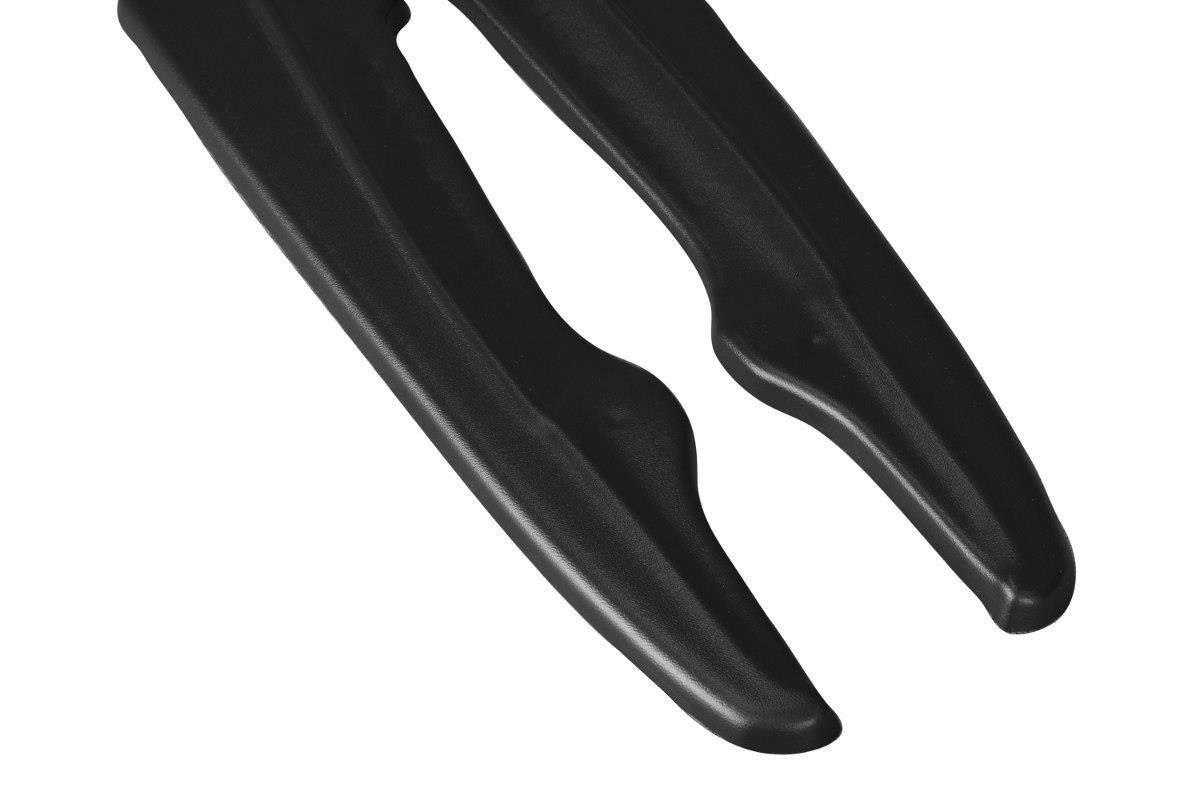 Heck Ansatz Flaps Diffusor für Mercedes - Benz E Coupe / Cabrio C207 Facelift / A207 Facelit schwarz Hochglanz