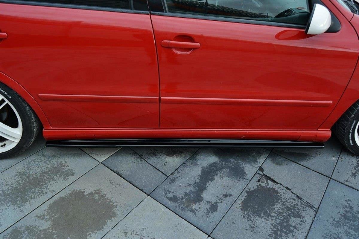 Seitenschweller Ansatz für Seat Leon Mk1 Cupra schwarz Hochglanz