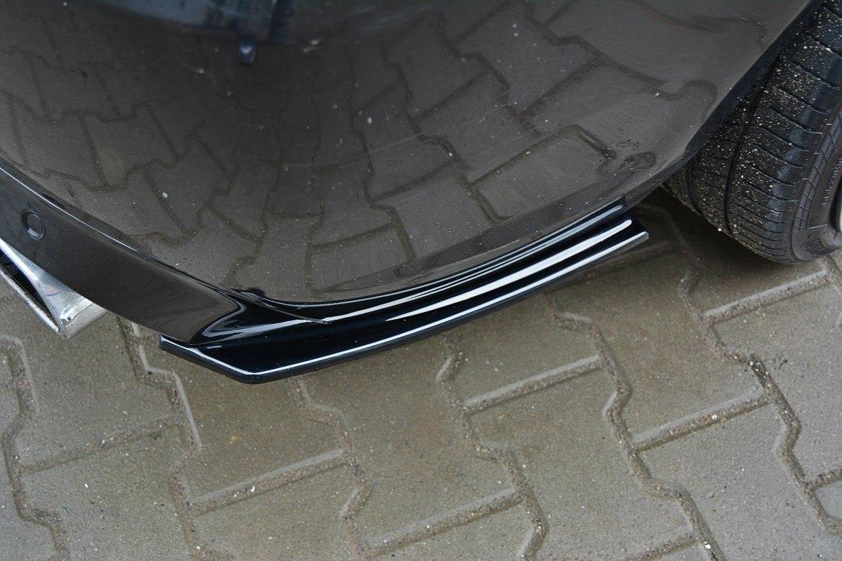 Heck Ansatz Flaps Diffusor für OPEL ZAFIRA B OPC / VXR schwarz Hochglanz