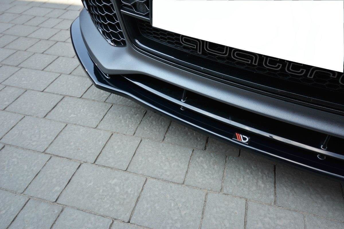 Front Ansatz V.1 für Audi RS7 C7 schwarz Hochglanz