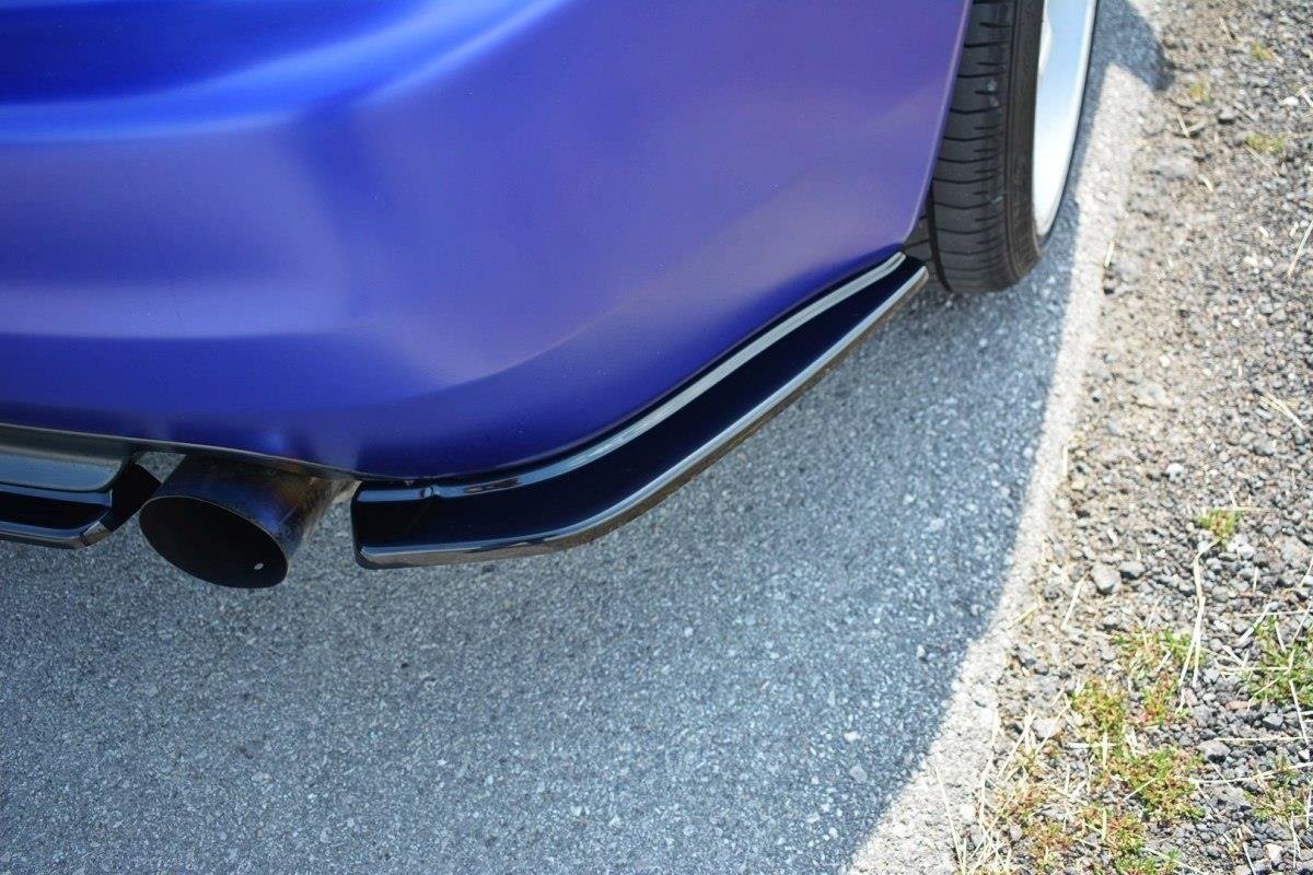 Heck Ansatz Flaps Diffusor für HONDA S2000 schwarz Hochglanz