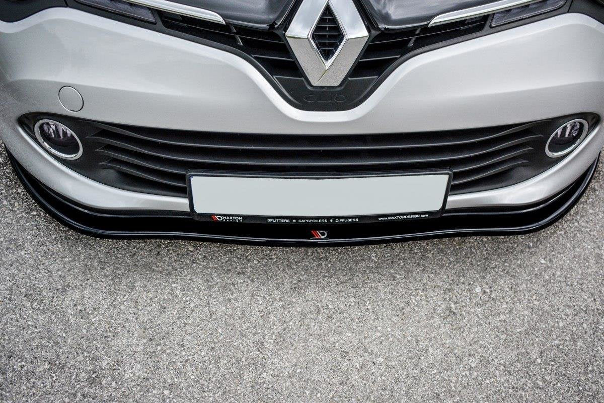 Front Ansatz V.1 für Renault Clio Mk4 schwarz Hochglanz