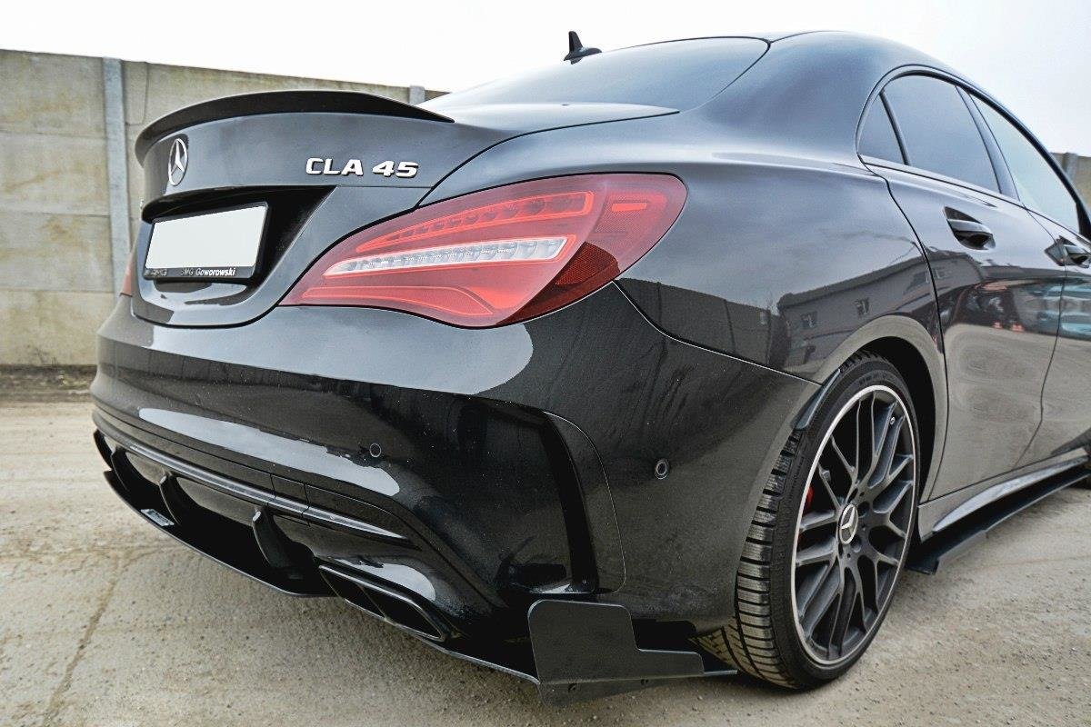 Diffusor Heck Ansatz für Heckschürze V.3 für Mercedes CLA A45 AMG C117 Facelift
