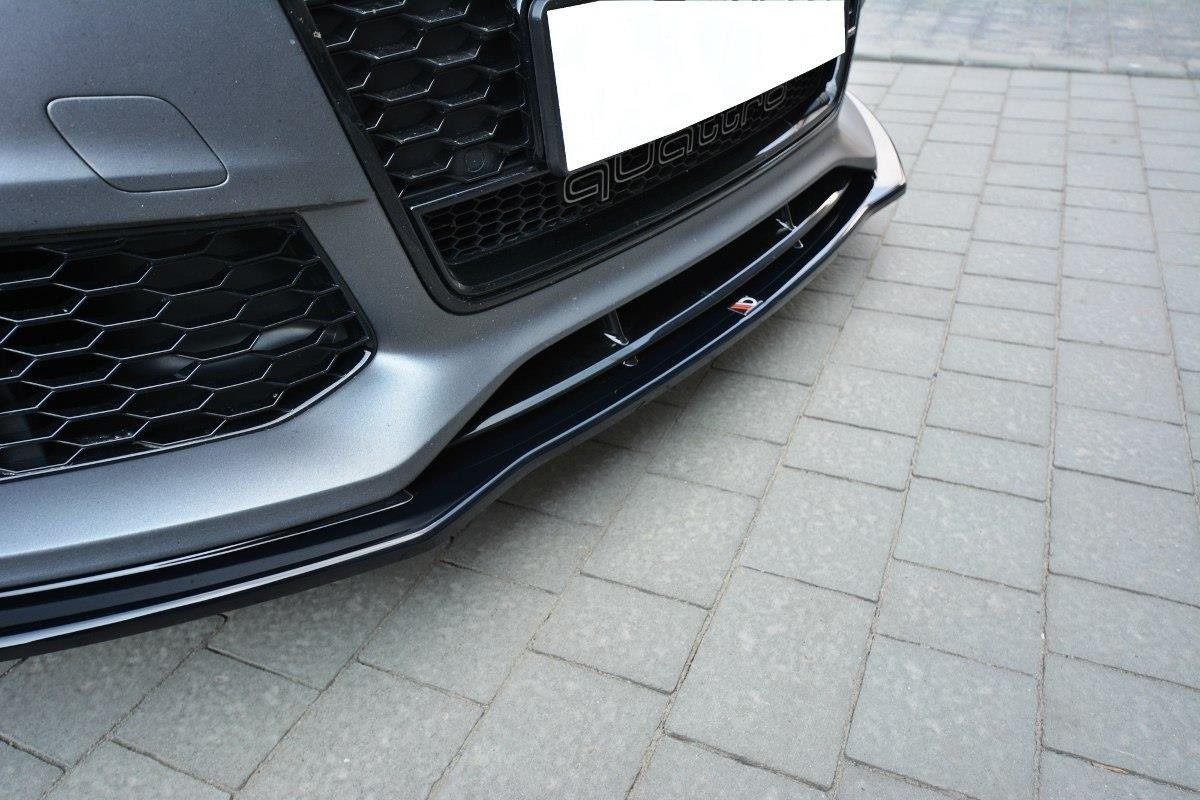 Front Ansatz V.1 für Audi RS7 C7 schwarz Hochglanz