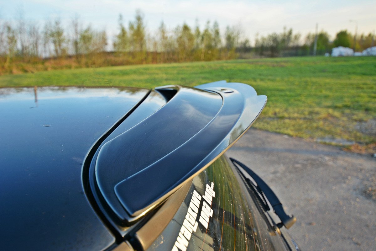 Spoiler CAP für MINI R53 COOPER S JCW schwarz Hochglanz