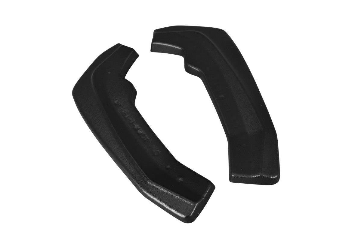 Heck Ansatz Flaps Diffusor für Alfa Romeo Stelvio Mk1 schwarz Hochglanz