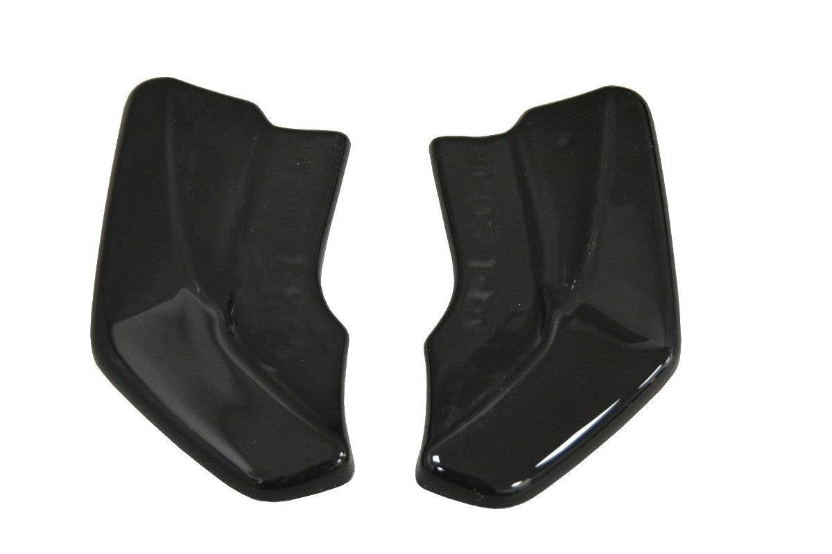 Heck Ansatz Flaps Diffusor für Audi Q2 Mk.1 schwarz Hochglanz