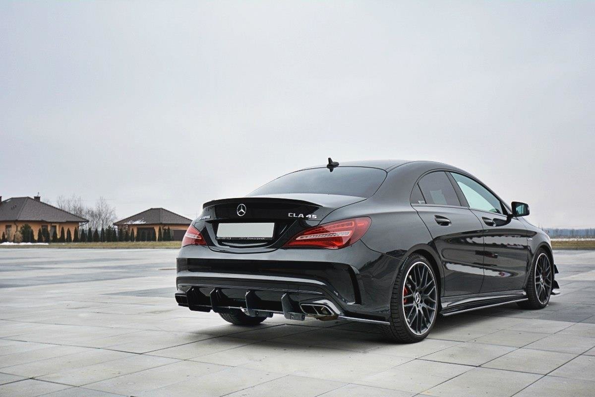 Diffusor Heck Ansatz für Heckschürze V.1 für Mercedes CLA A45 AMG C117 Facelift