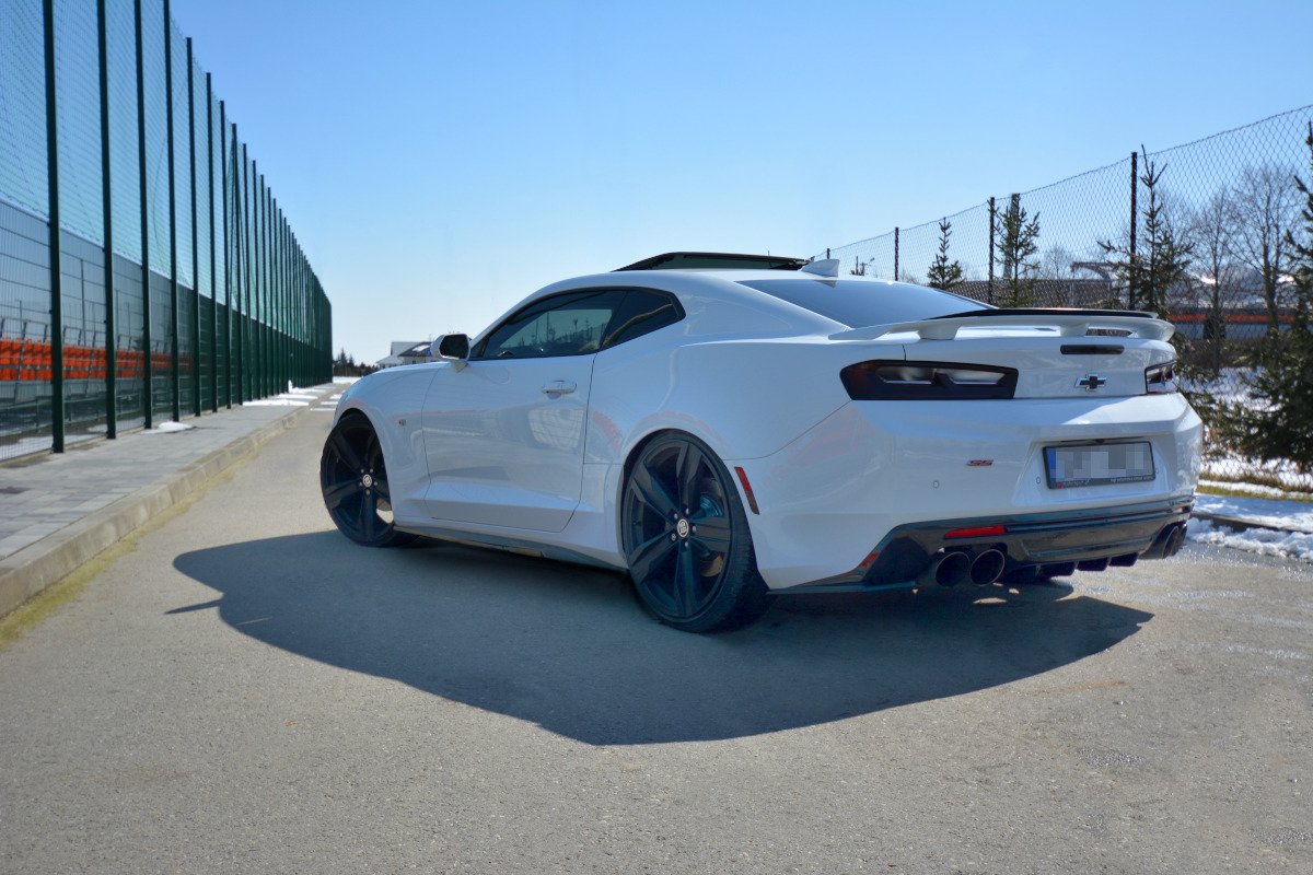 Spoiler CAP für CHEVROLET CAMARO 6TH-GEN. PHASE-I 2SS COUPE schwarz Hochglanz