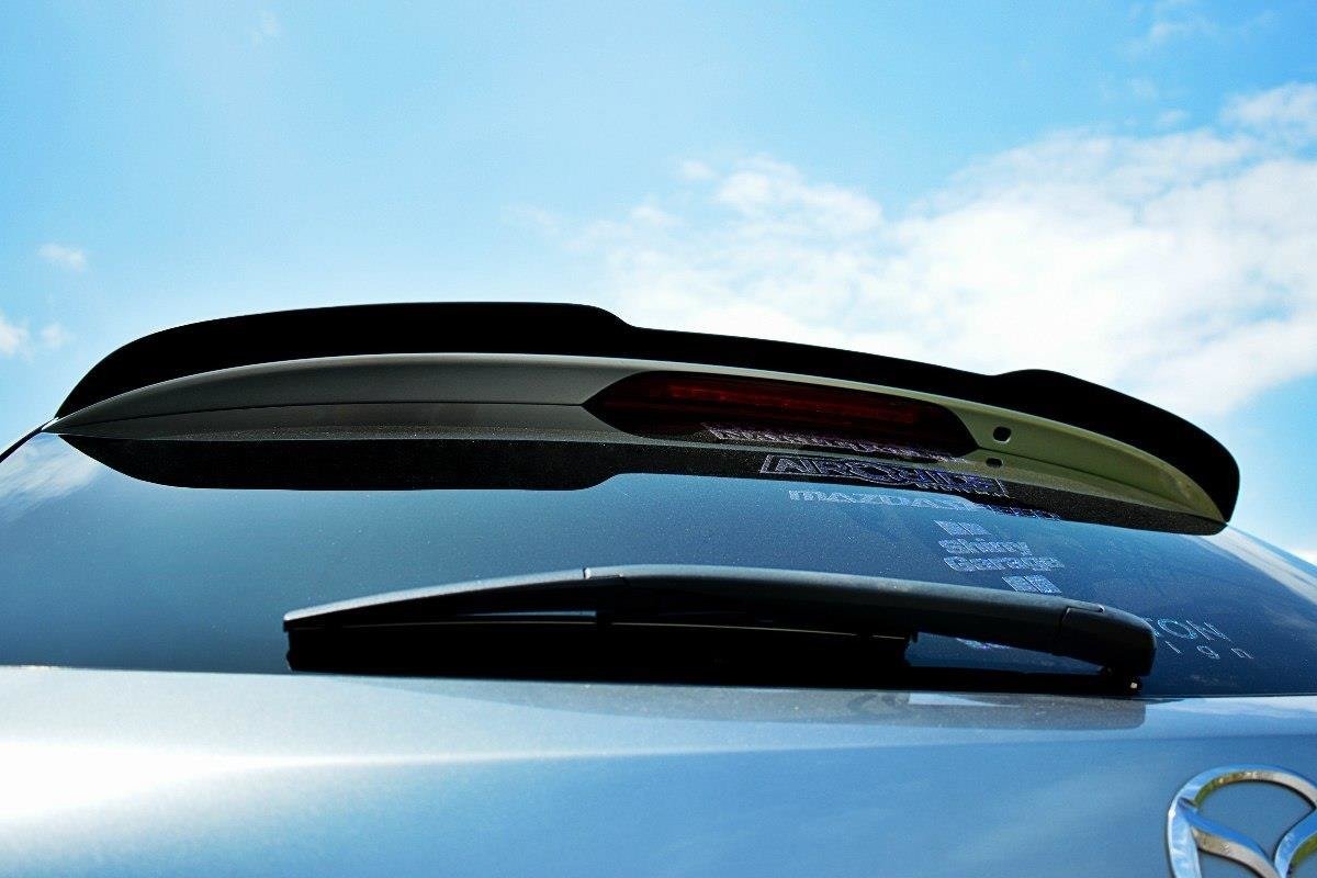 Spoiler CAP für Mazda 6 GJ (Mk3) Wagon schwarz Hochglanz