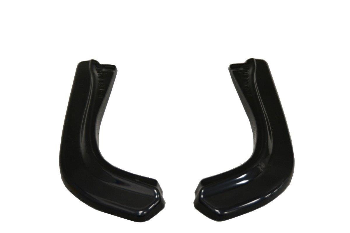 Heck Ansatz Flaps Diffusor für Infiniti G37 Limousine schwarz Hochglanz