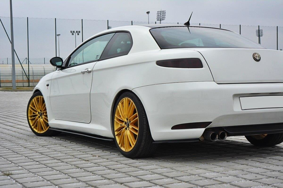 Heck Ansatz Flaps Diffusor für Alfa Romeo GT Carbon Look