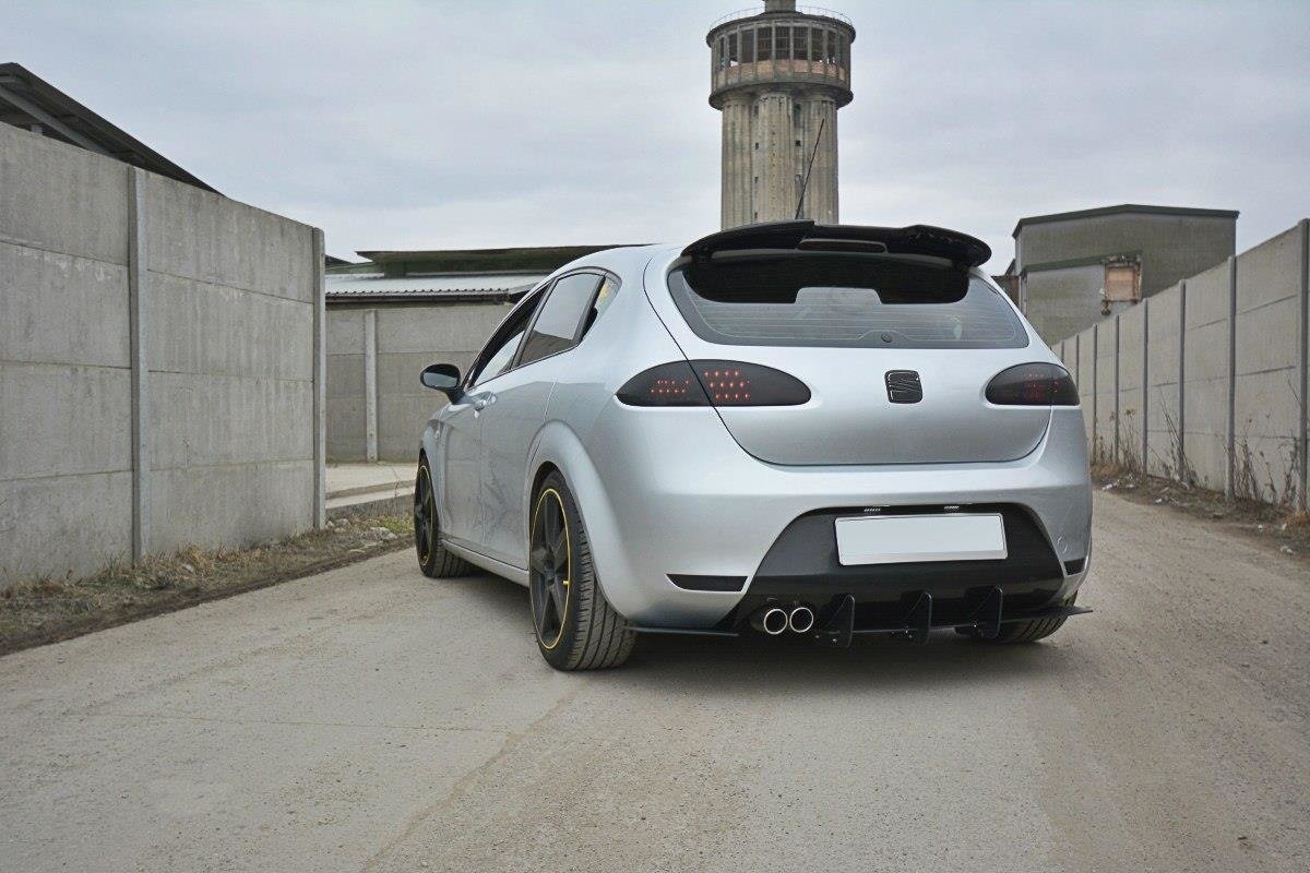 Diffusor Heck Ansatz für Heckschürze V.1 für Seat Leon Mk2 Cupra/ FR