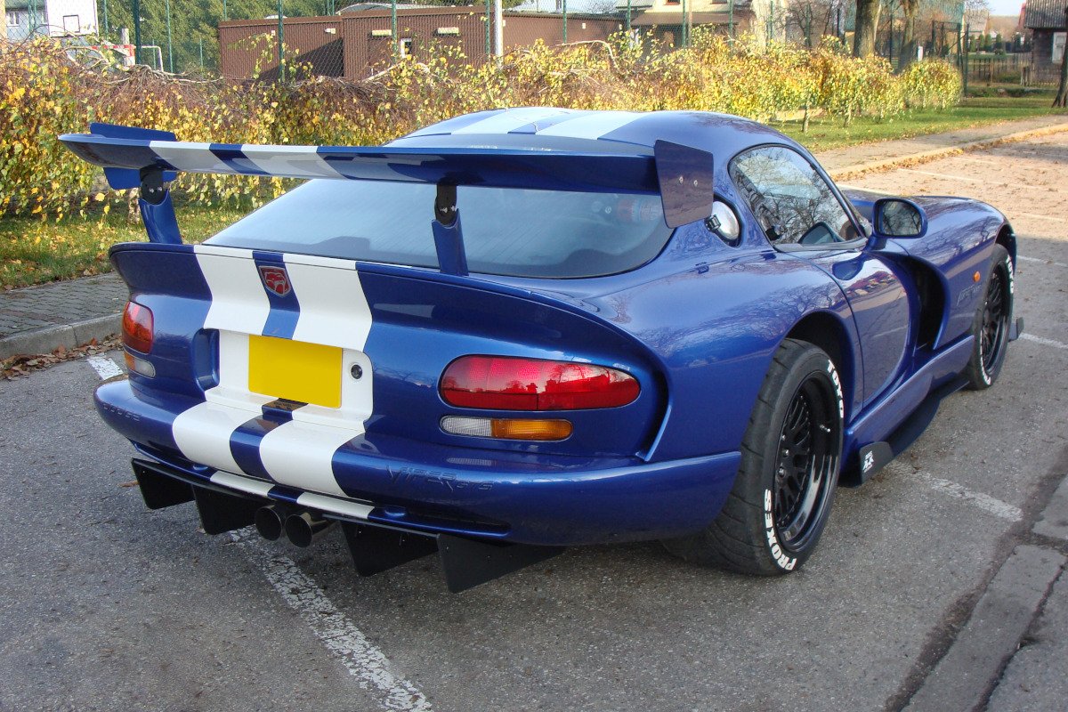 Diffusor Heck Ansatz für Heckschürze für DODGE VIPER GTS