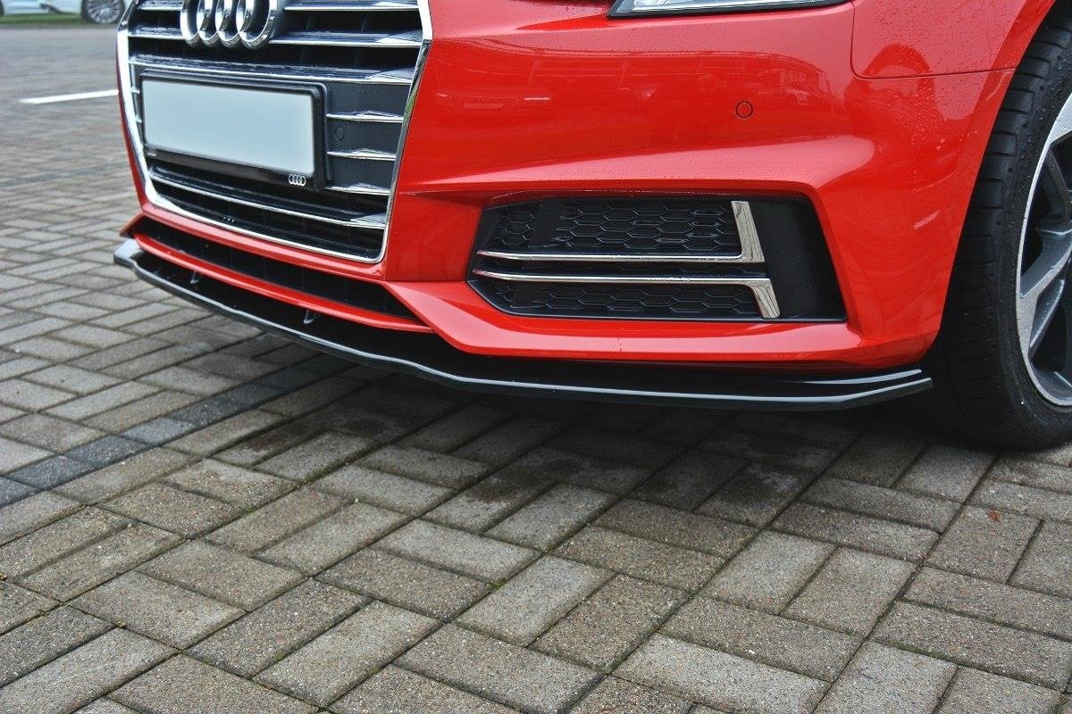 Front Ansatz V.2 für Audi S4 / A4 S-Line B9 schwarz Hochglanz