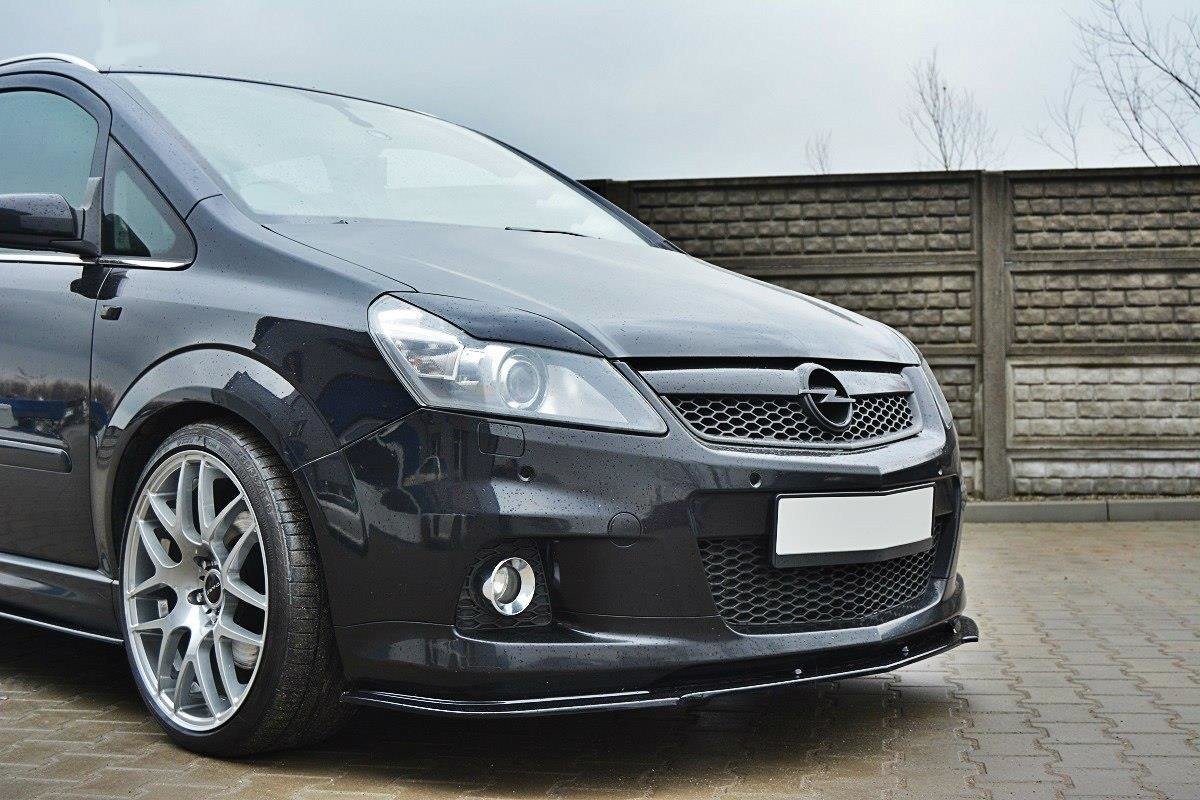 Front Ansatz für OPEL ZAFIRA B OPC / VXR schwarz Hochglanz