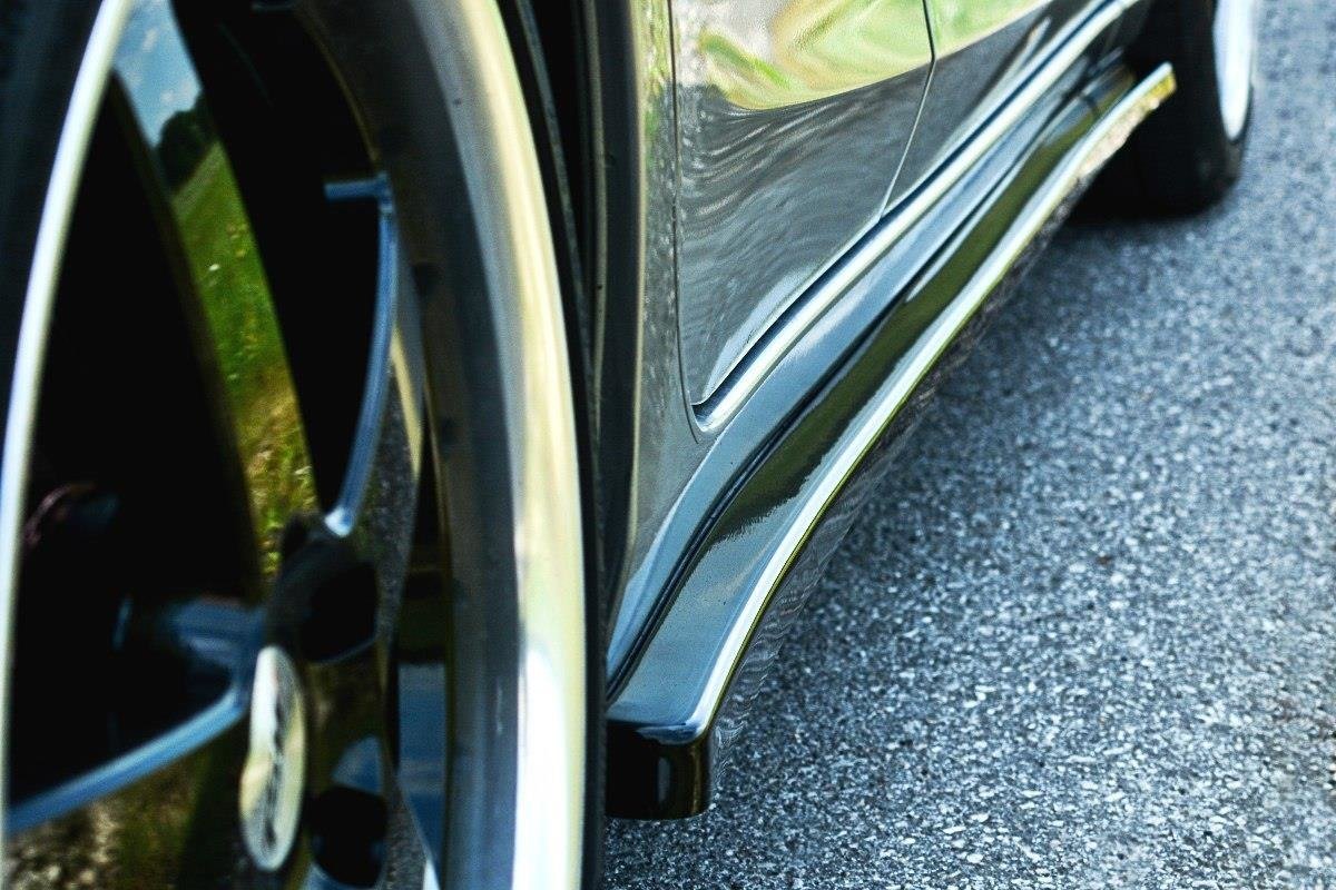 Seitenschweller Ansatz für V.1 für Mazda 6 Kombi GJ (Mk3) schwarz Hochglanz