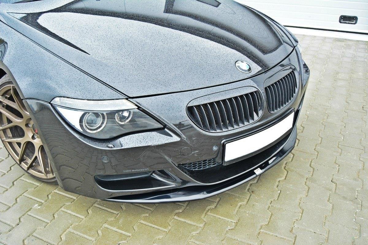Front Ansatz V.1 für BMW M6 E63 schwarz Hochglanz