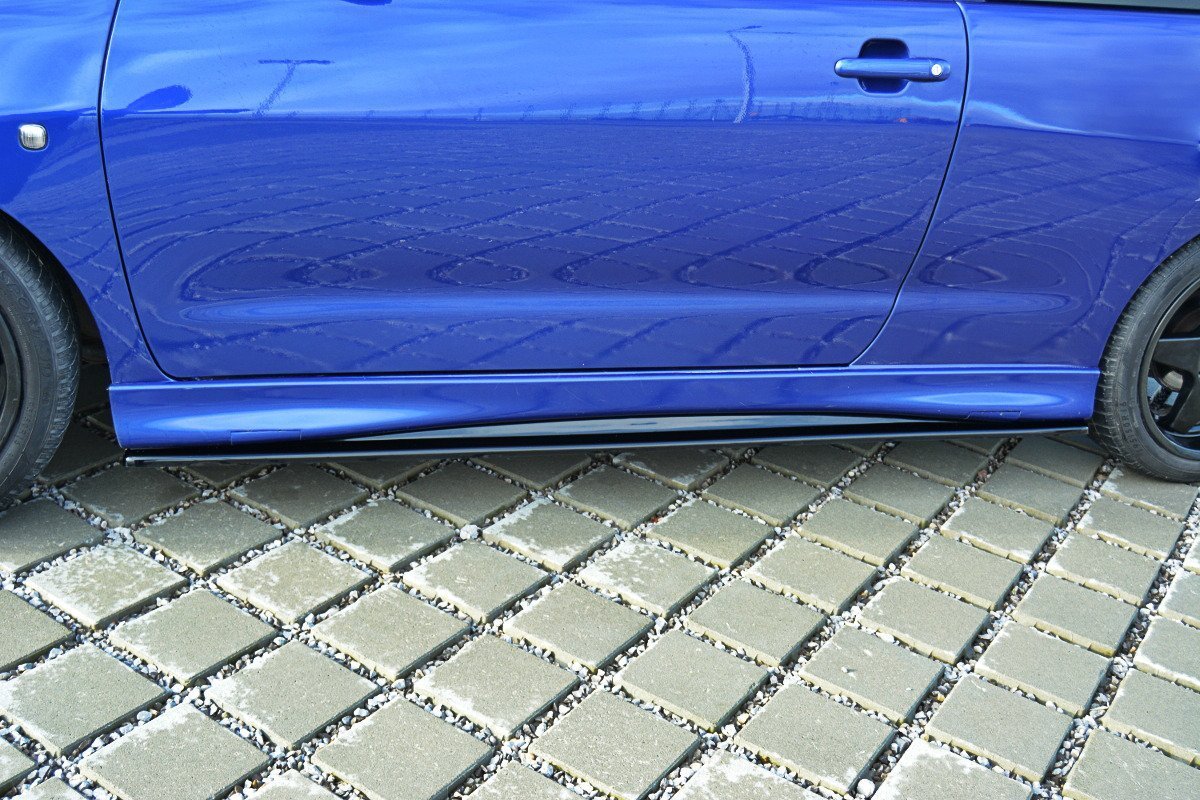 Seitenschweller Ansatz für SEAT IBIZA MK2 FACELIFT CUPRA schwarz Hochglanz