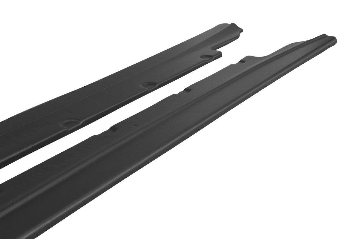 Seitenschweller Ansatz für V.1 für Mercedes-Benz CLS C218 schwarz Hochglanz