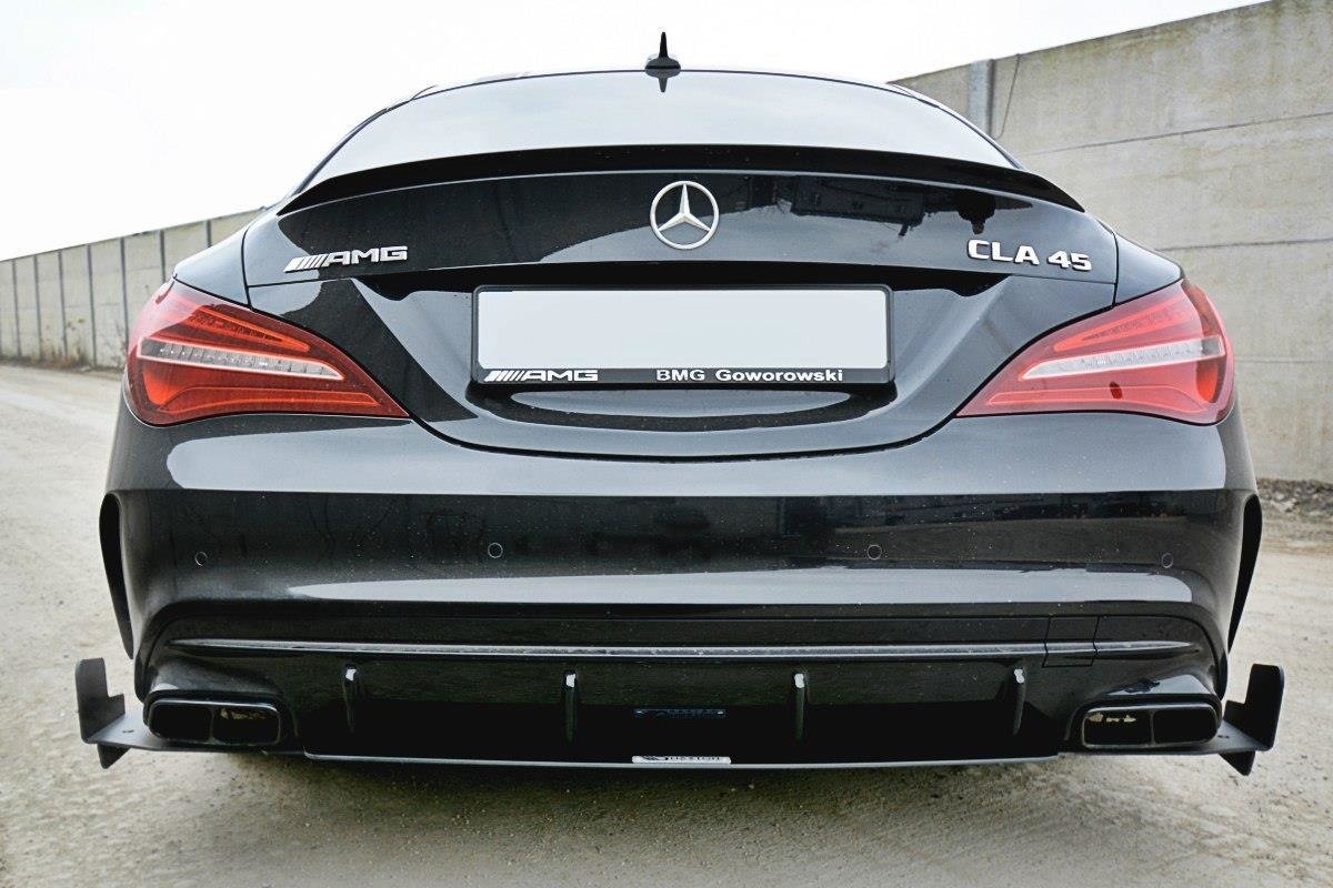 Diffusor Heck Ansatz für Heckschürze V.3 für Mercedes CLA A45 AMG C117 Facelift