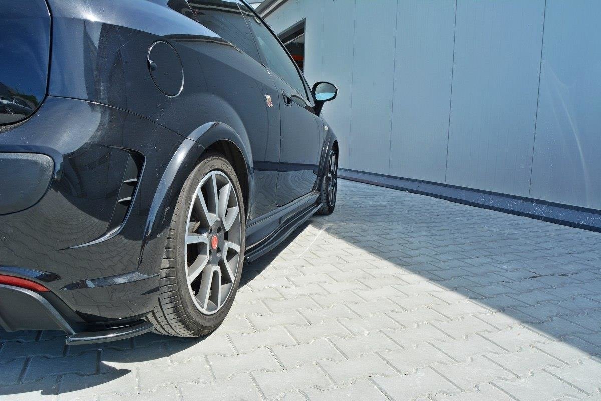 Seitenschweller Ansatz für Fiat Punto Evo Abarth Carbon Look