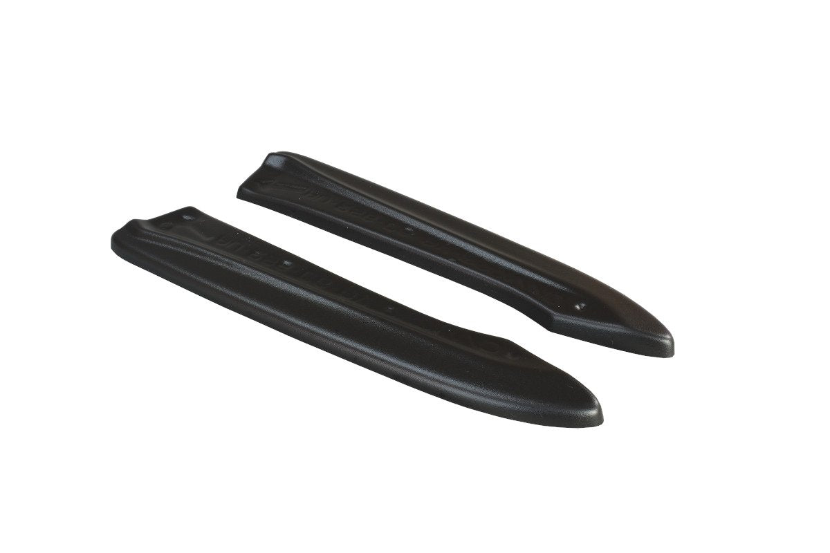 Heck Ansatz Flaps Diffusor für Audi RS6 C6 Avant schwarz Hochglanz
