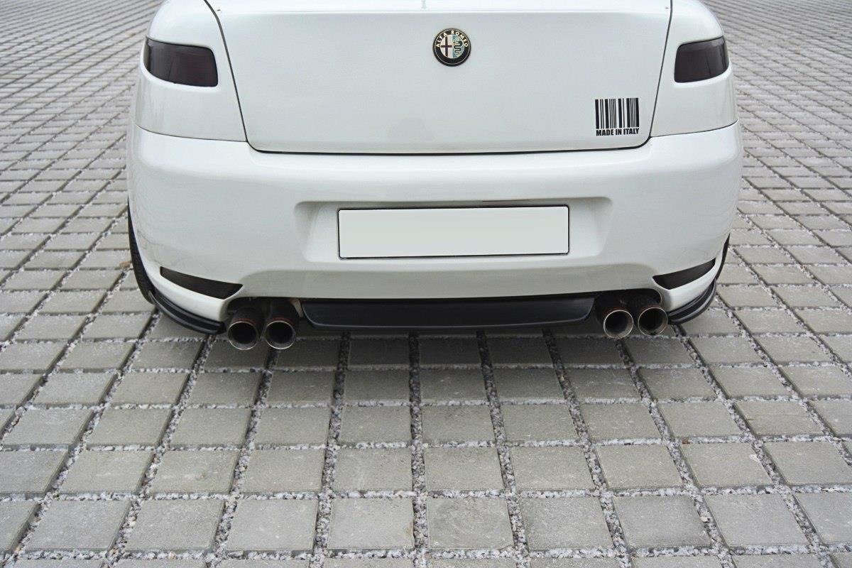 Heck Ansatz Flaps Diffusor für Alfa Romeo GT Carbon Look