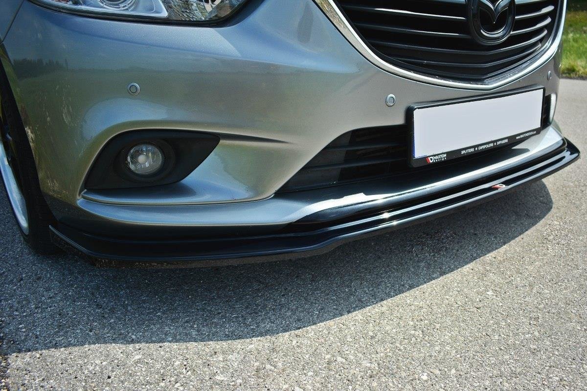 Front Ansatz V.1 für Mazda 6 GJ (Mk3) schwarz Hochglanz