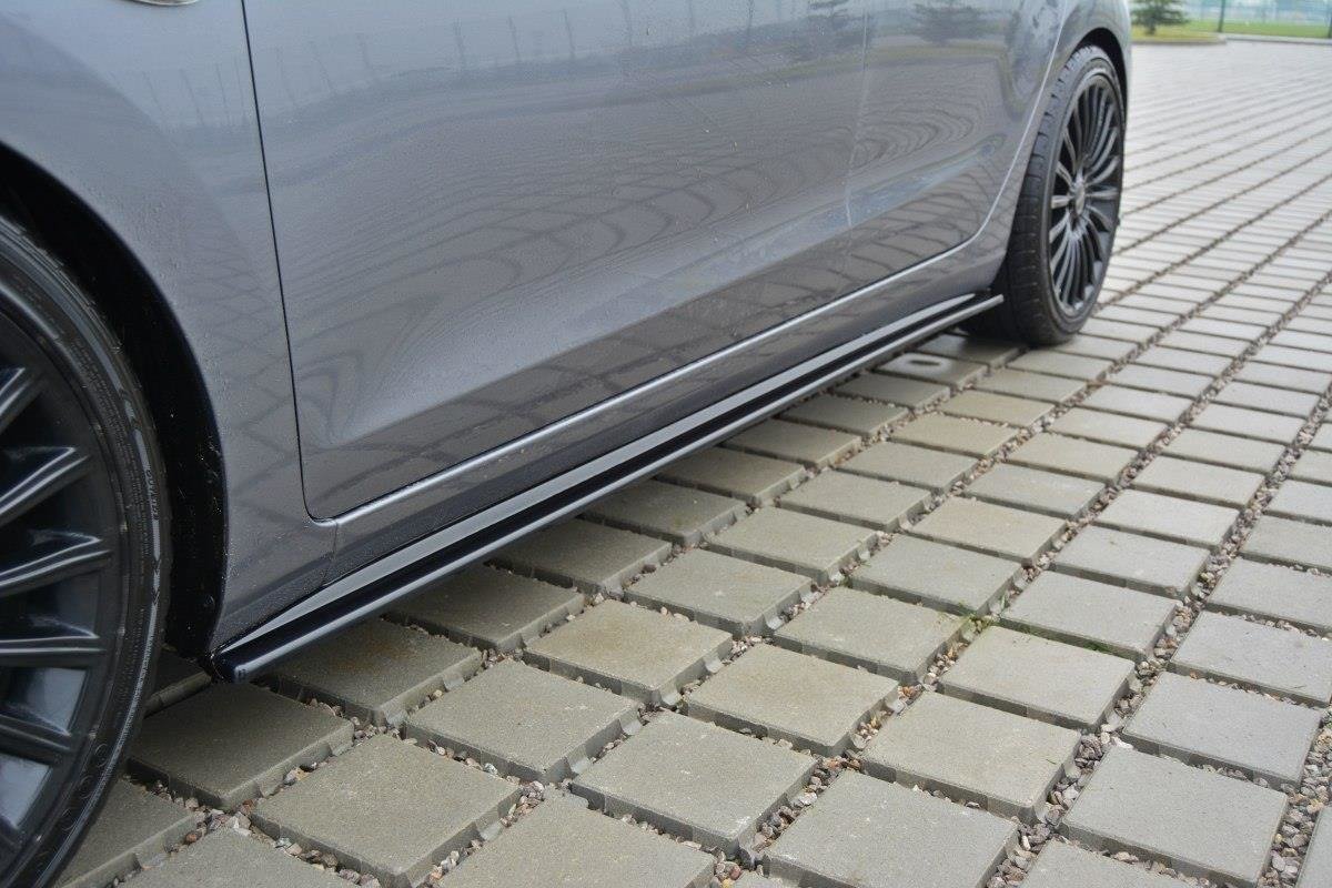 Seitenschweller Ansatz für Hyundai i30 mk.2 schwarz Hochglanz
