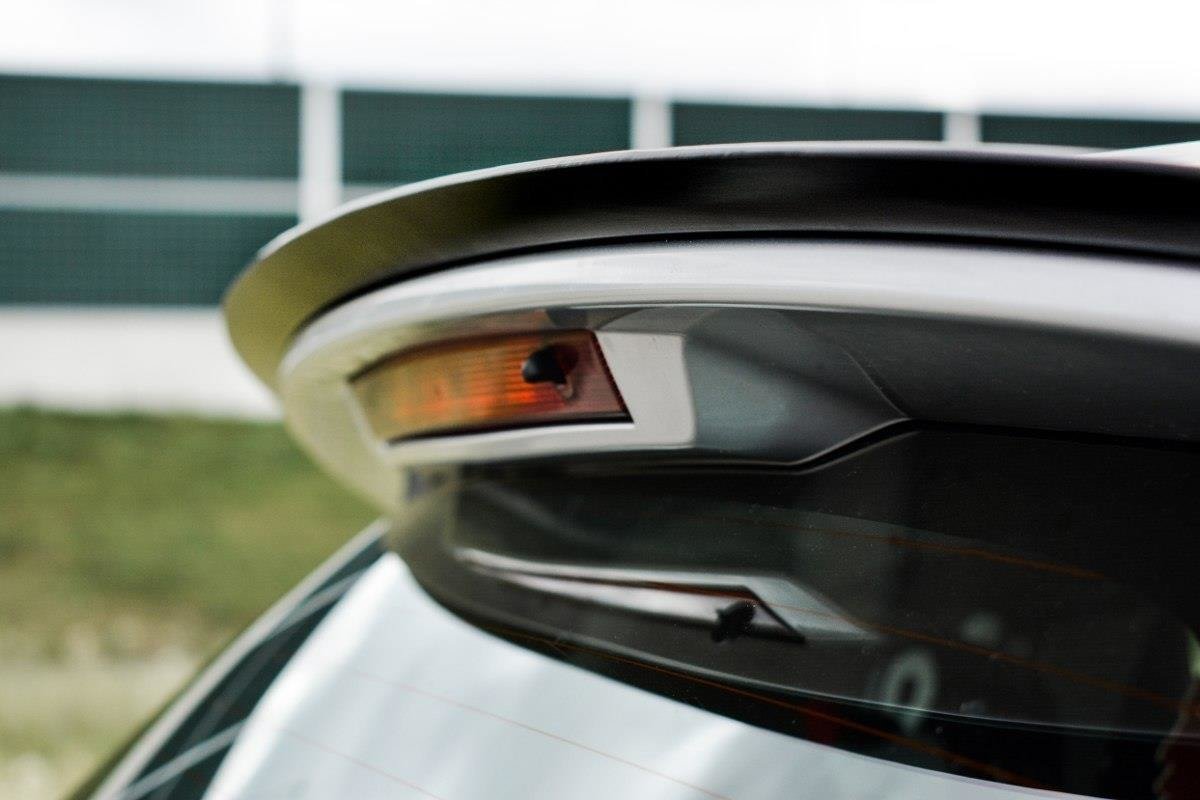 Spoiler CAP für Renault Clio Mk4 schwarz Hochglanz