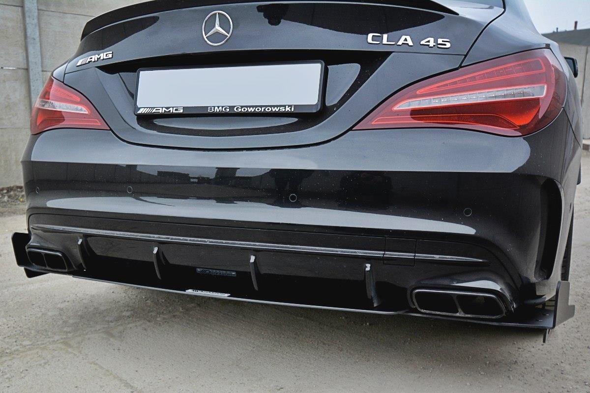 Diffusor Heck Ansatz für Heckschürze V.3 für Mercedes CLA A45 AMG C117 Facelift
