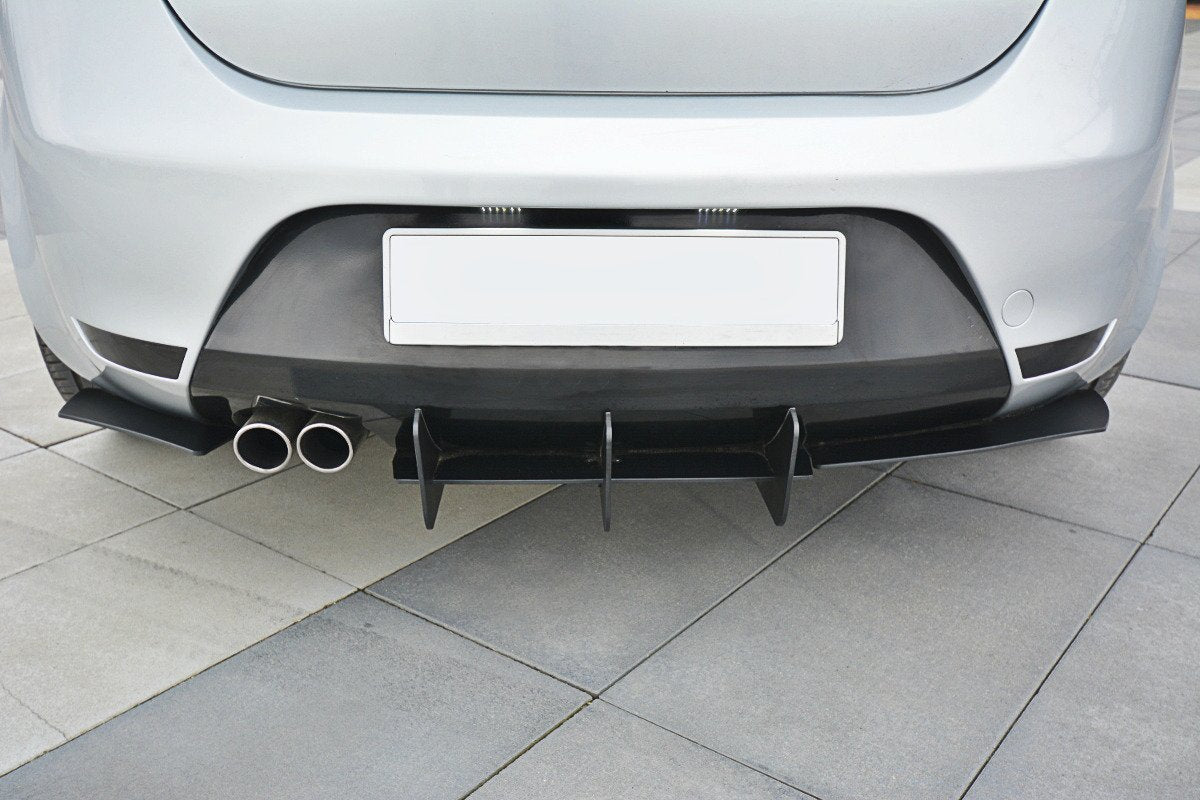 Diffusor Heck Ansatz für Heckschürze V.2 für Seat Leon Mk2 Cupra/ FR