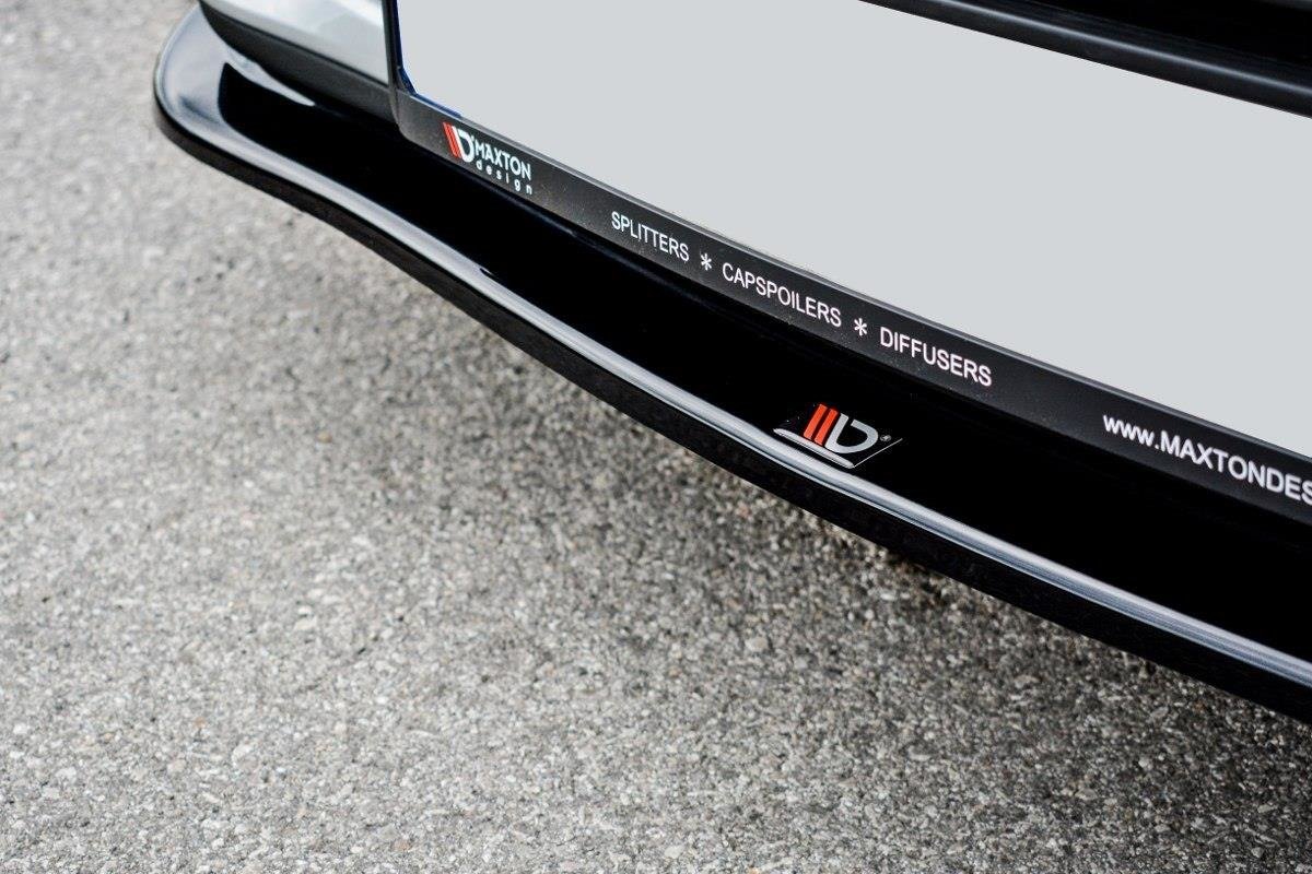 Front Ansatz V.1 für Renault Clio Mk4 schwarz Hochglanz