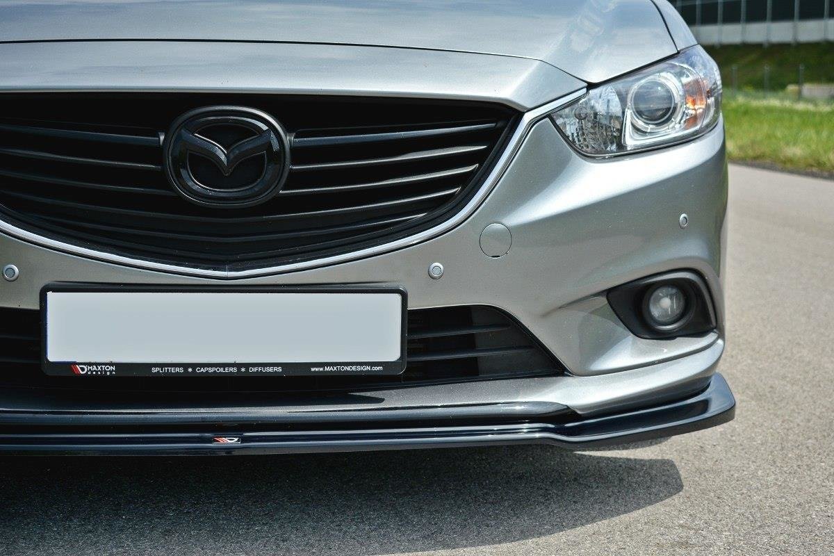 Front Ansatz V.1 für Mazda 6 GJ (Mk3) schwarz Hochglanz
