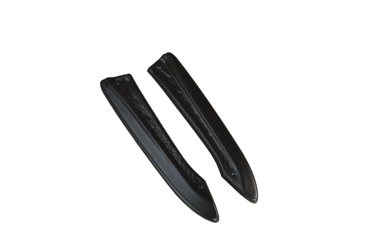 Heck Ansatz Flaps Diffusor für Audi RS6 C6 Avant schwarz Hochglanz