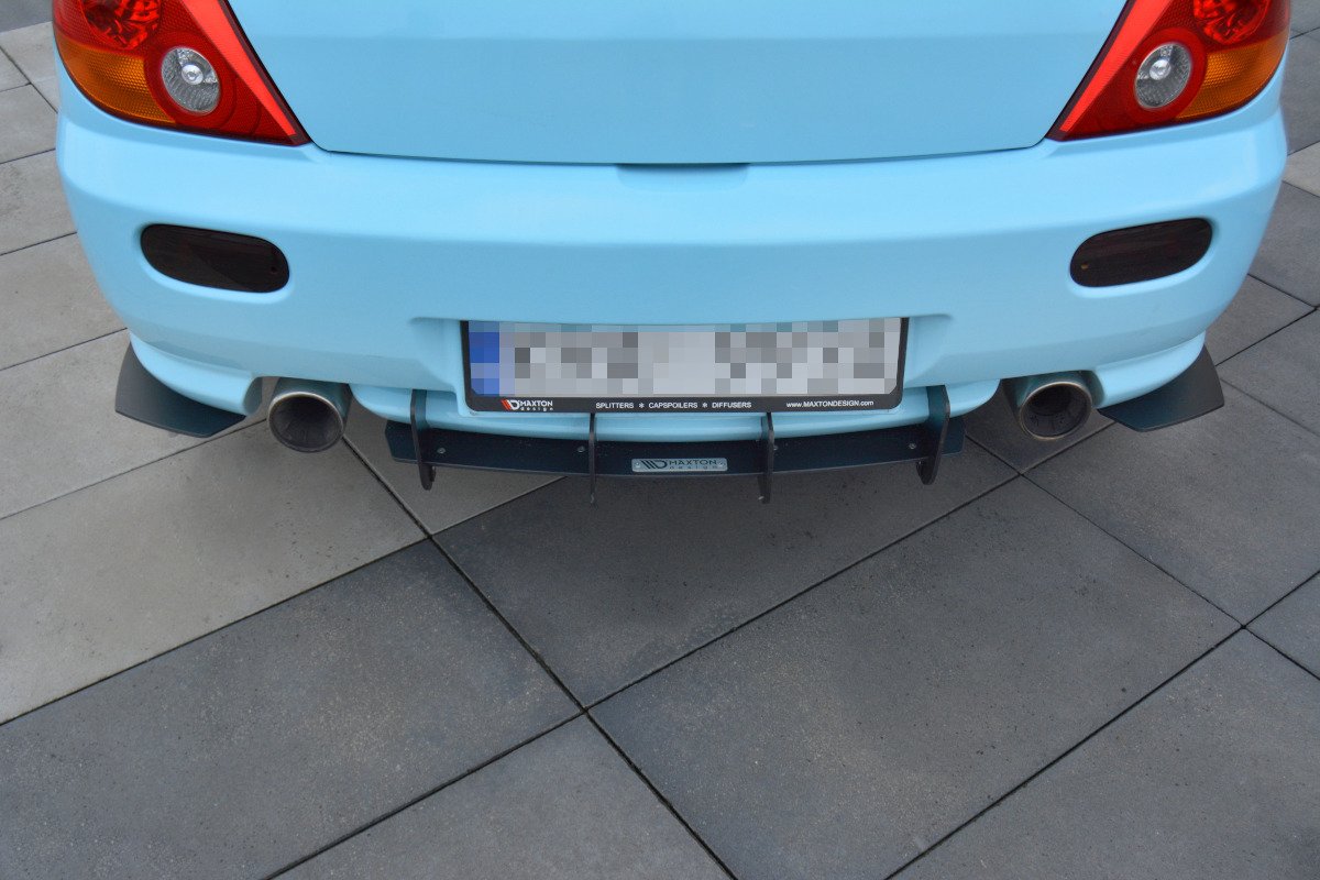 Diffusor Heck Ansatz für Heckschürze für HYUNDAI TIBURON MK.2 FACELIFT