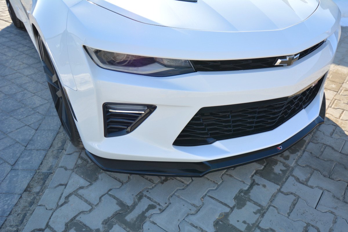 Front Ansatz V.2 für CHEVROLET CAMARO 6TH-GEN. PHASE-I 2SS COUPE schwarz Hochglanz