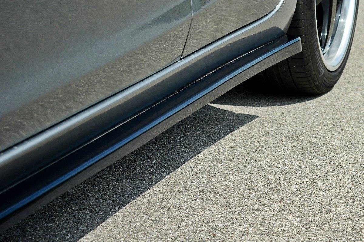 Seitenschweller Ansatz für V.1 für Mazda 6 Kombi GJ (Mk3) schwarz Hochglanz