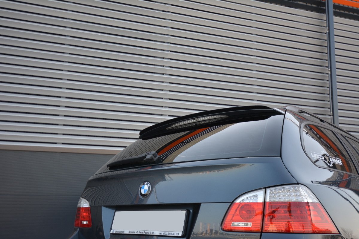 Spoiler CAP für BMW 5er E61 M Paket schwarz matt