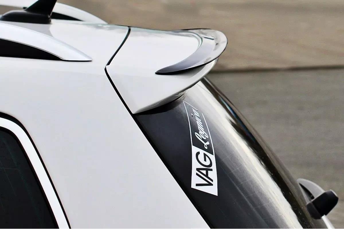 Spoiler CAP für VW Passat R-Line B7 Variant schwarz Hochglanz