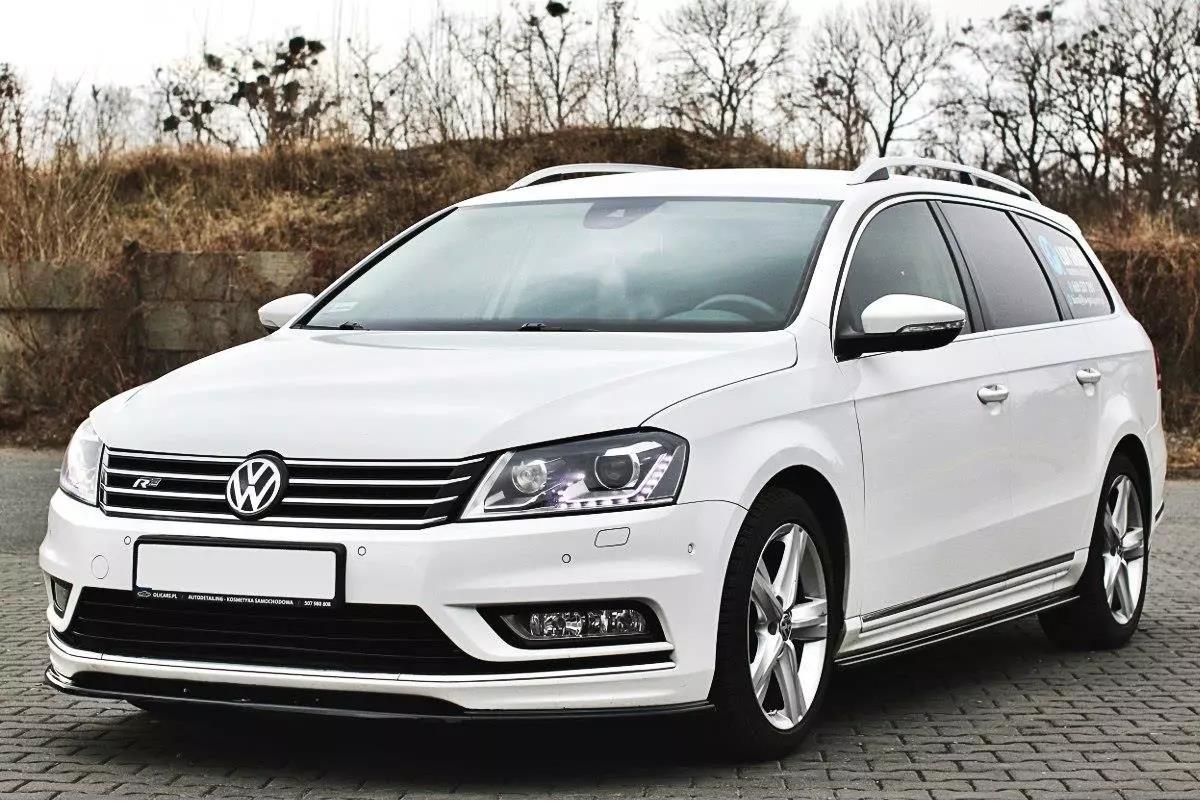 Seitenschweller Ansatz für VW Passat R-Line B7 schwarz Hochglanz