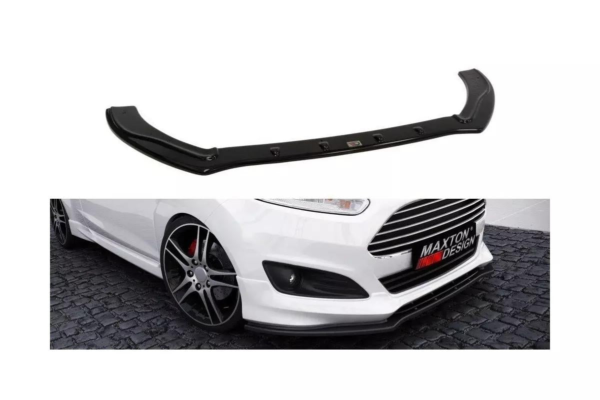 Front Ansatz für Ford Fiesta ST-Line Mk7 FL schwarz Hochglanz