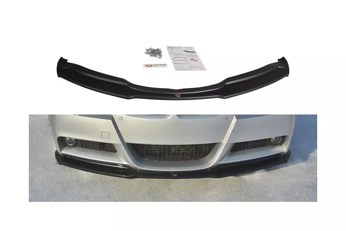 Front Ansatz V.1 für BMW 3er E90 M Paket schwarz Hochglanz