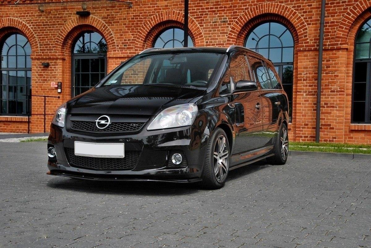 Front Ansatz für OPEL ZAFIRA B OPC / VXR schwarz Hochglanz