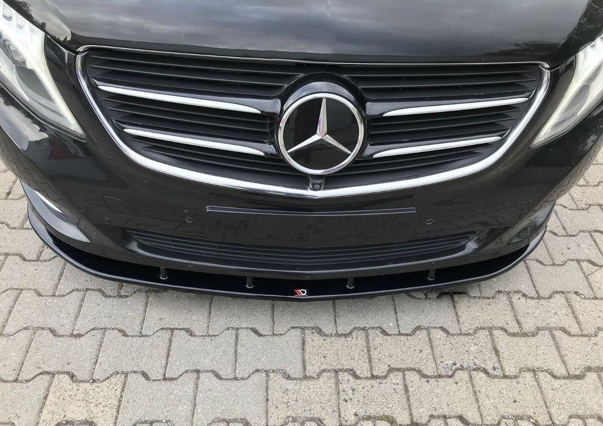 Front Ansatz V.2 für Mercedes-Benz V-Klasse W447 schwarz Hochglanz