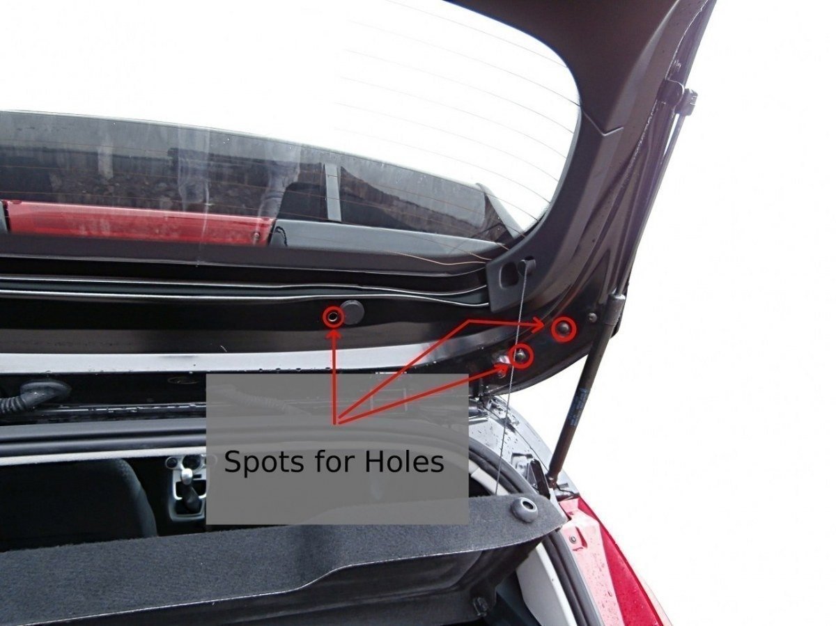 Dachspoiler (RS Look) Ford Fiesta Mk7 / Mk7 FL