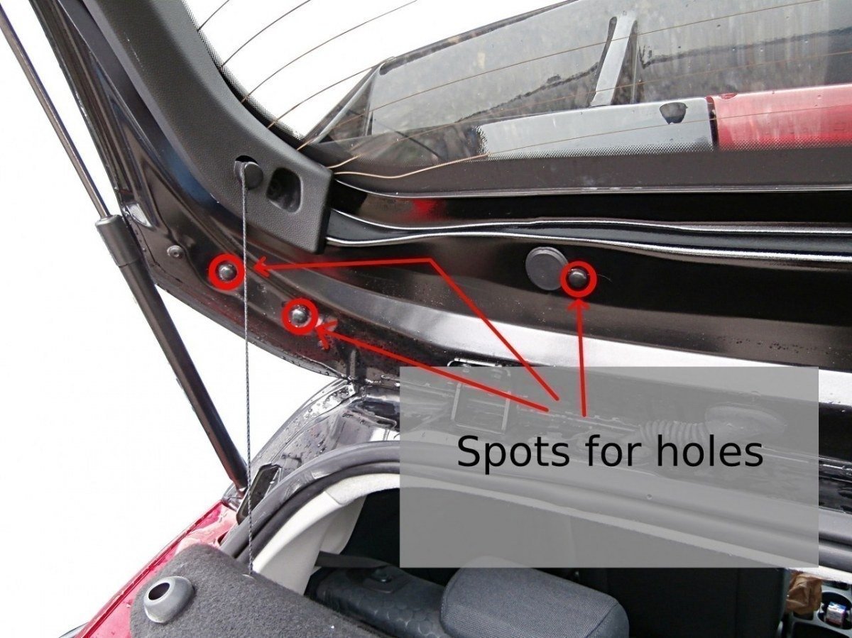 Dachspoiler (RS Look) Ford Fiesta Mk7 / Mk7 FL